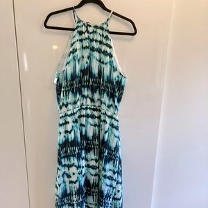Tie die maxi dress-size large